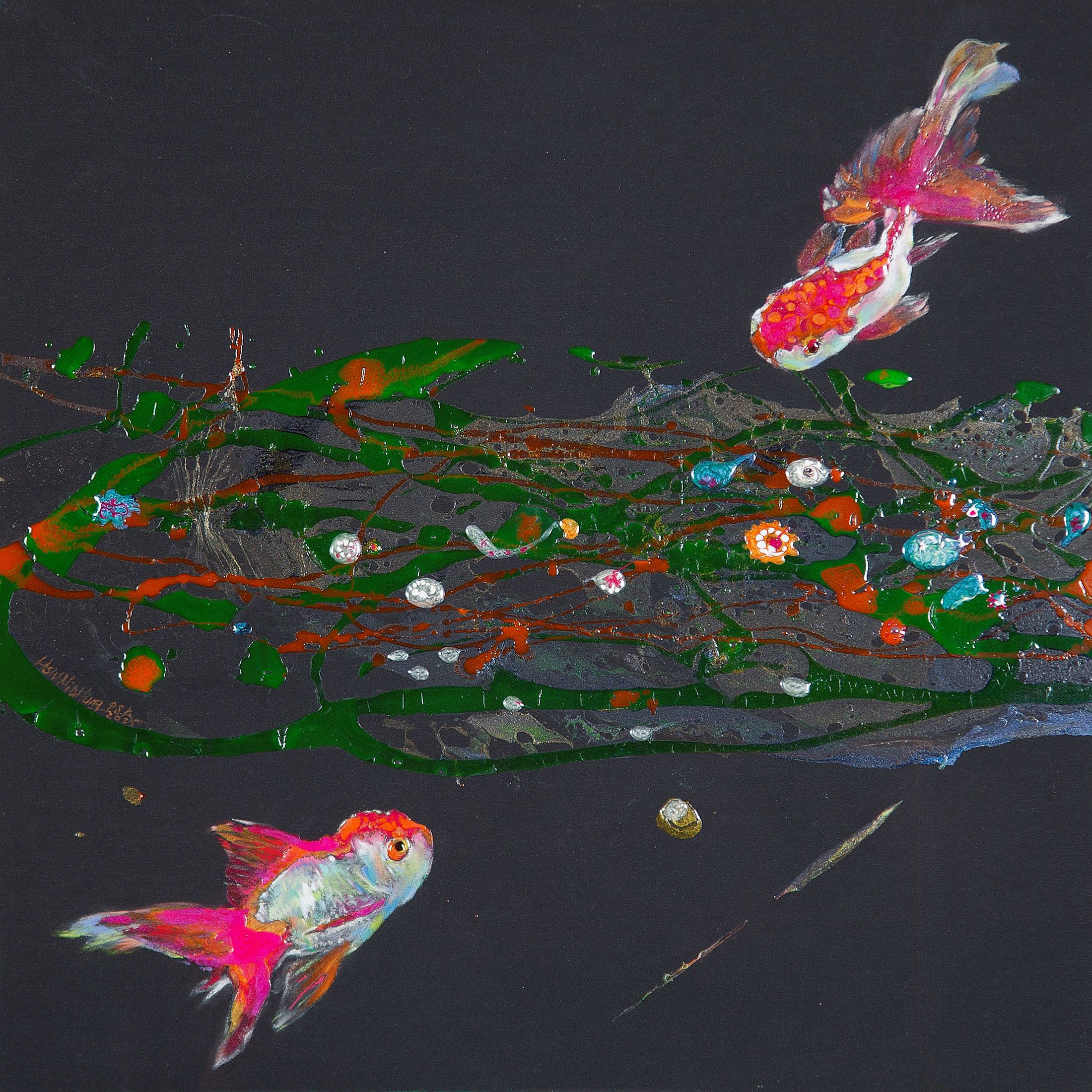 306.金魚系列2.0遇見31cm乘41cm6F