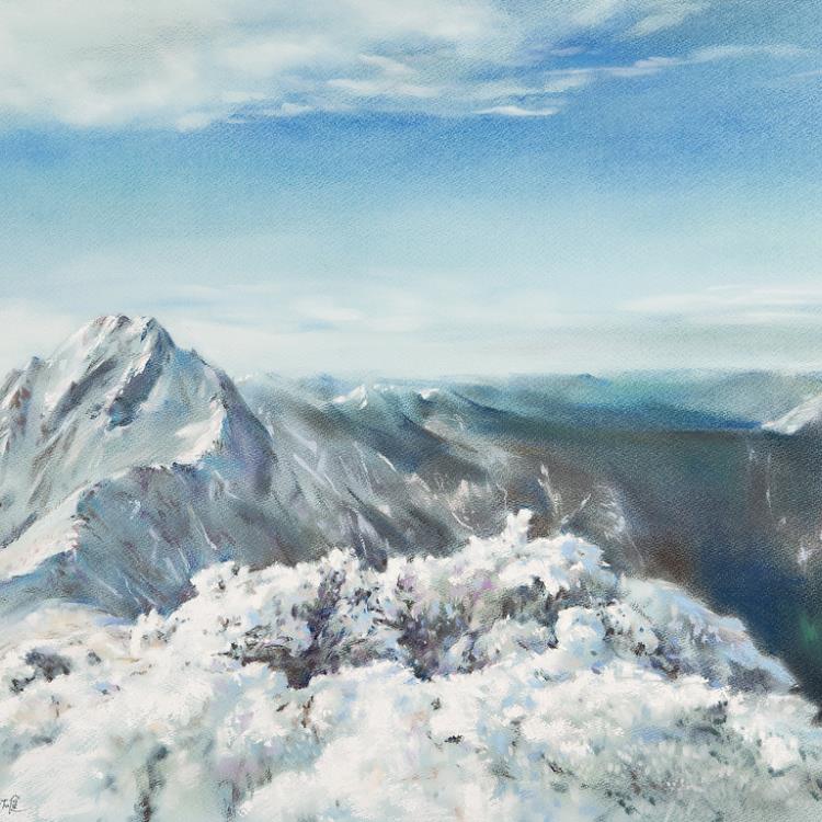 玉山瑞雪 Auspicious Snow on Jade Mountain