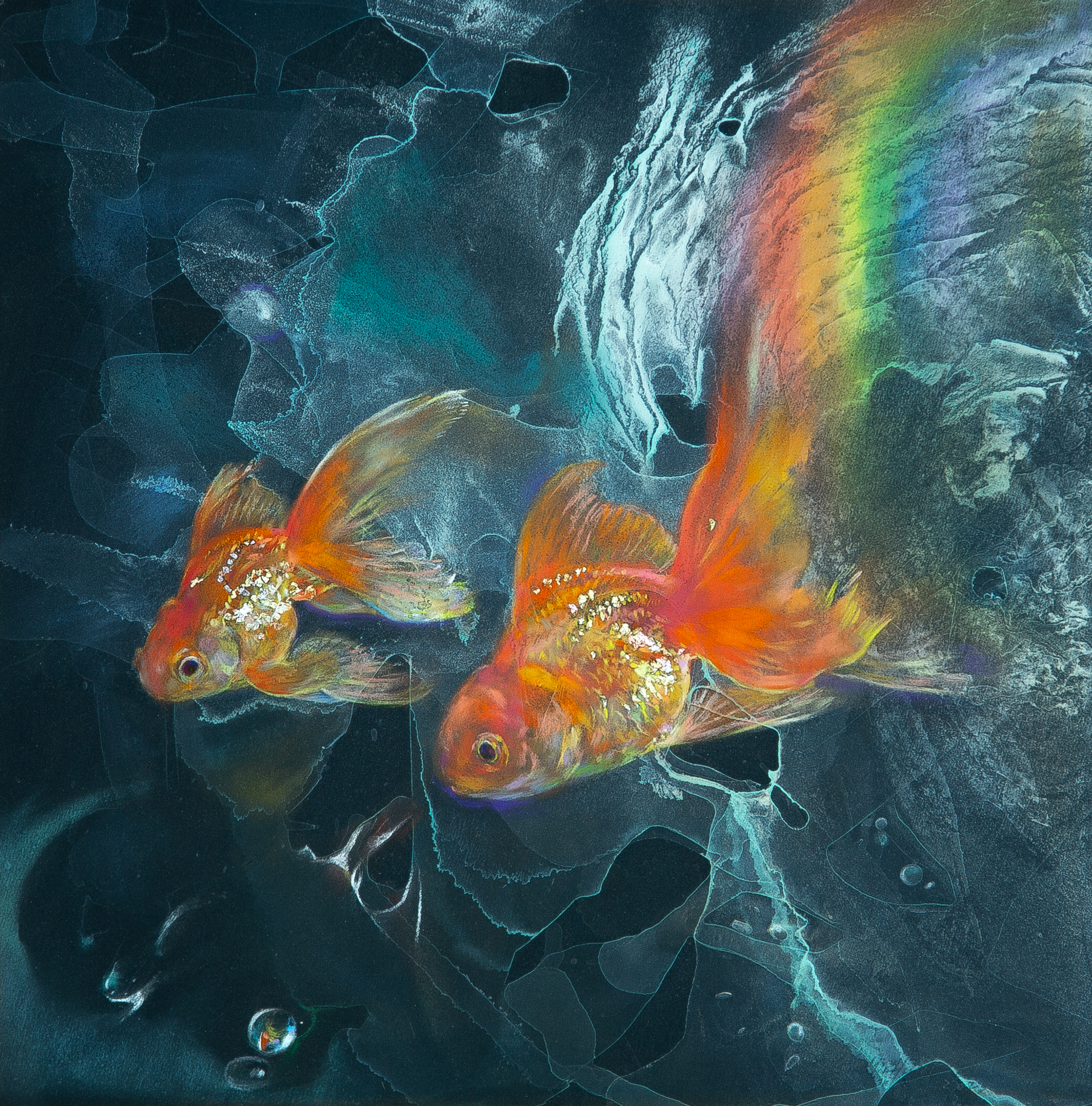 Gold Leaf Series : Rainbow