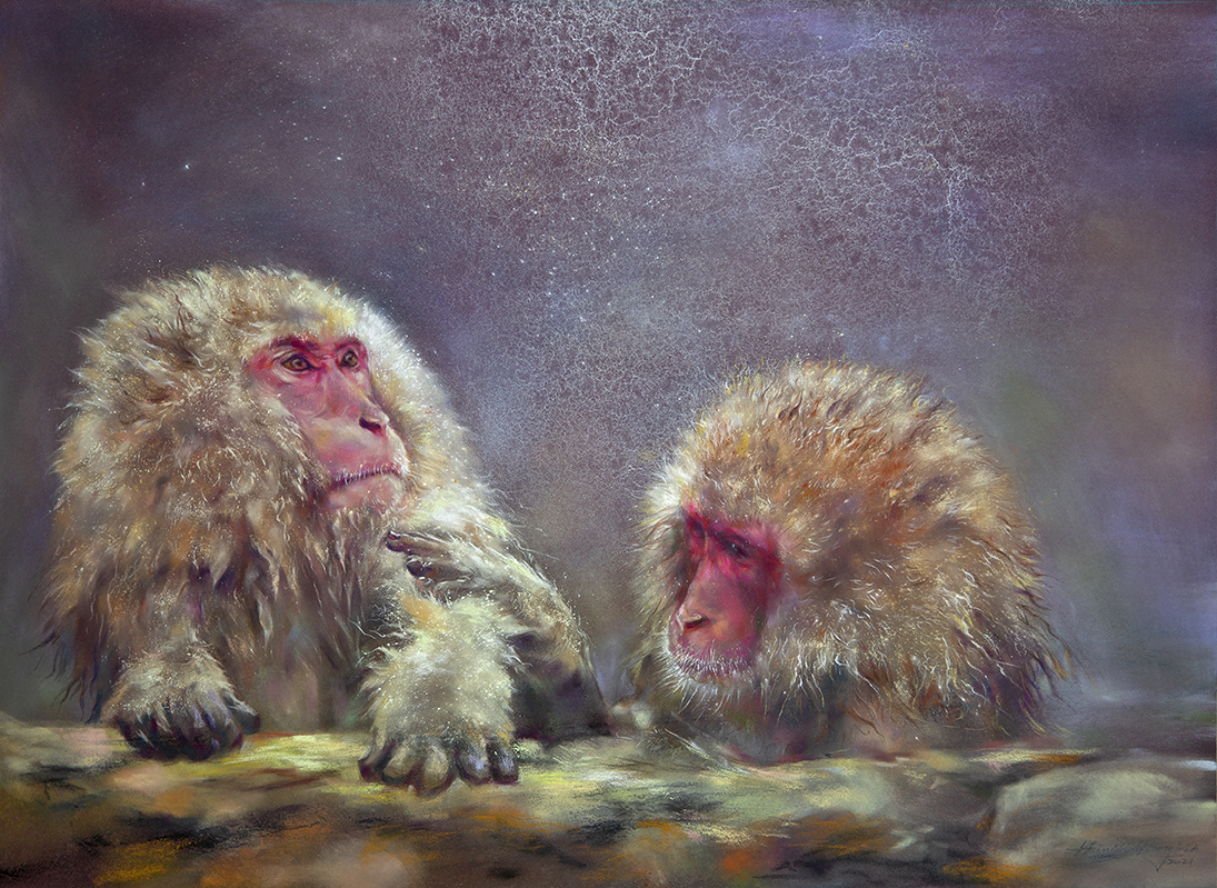 Japanese Macaque Series:Togetherness