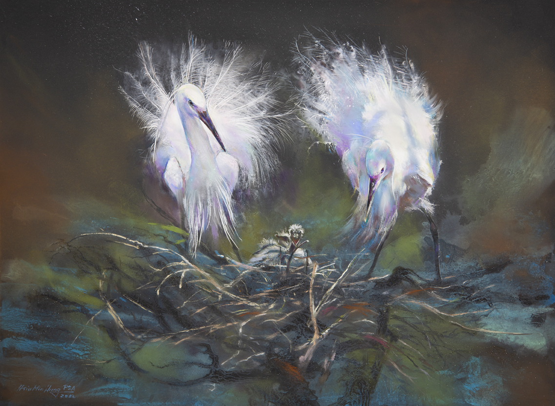 Egrets . Extol of Birth
